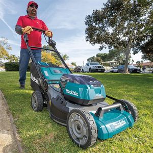 Makita 53cm Brushless Lawn Mower – Twin 18V LXT, Bare Tool