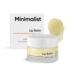 Minimalist Spf 30 Lip Balm With Ceramides & Hyaluronic Acid | Lip Protection & Nourishment | For Women & Men | 8 Gm, Off White