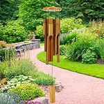 Bamboo Wind Chimes Outdoor,Wooden W