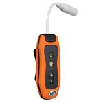 8GB MP3 Player Swimming Underwater Diving + FM Radio Waterproof Headphones Orange