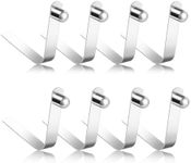 Molain 8 Pcs Kayak Paddle Spring Snap Clips, Stainless Steel Spring Snap Tube Clips, Tent Pole Push Button Spring Clip Tube Locking Pin Clips for Kayak Paddle Camping Tent Pole(size1)