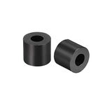 uxcell Nylon Round Spacer Washer 3.2mm ID 7mm OD 5mm Height for M3 Screws Black 100Pcs