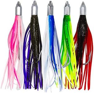 Rite Angler Pre-Rigged Tuna Dart Lure 6" Big Game Offshore Trolling Wahoo, Tuna, Marlin