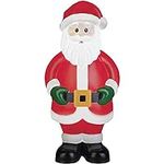 Holiday Home Lighted Blow Mold Sant