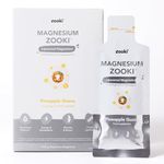 Zooki 1500mg Liposomal Magnesium Bis-Glycinate Liquid Sachets, 200mg Elemental Magnesium | 4x Higher Absorption | Sleep, Stress, Muscle Function, Cramps, Heart Health (Pineapple Guava flavour 14x15ml)