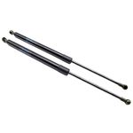 TSUBASA Lift Supports for Mitsubishi Lancer Evolution EVO 7 8 9 (CT9A) 2001-2007 Front Bonnet Hood Modify Carbon Fiber Gas Charged Shock Dampers Spring Struts Bar (2 PCS) (Normal Black)