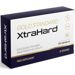 XtraHard | 10 Tablets | 100% Natural, Exclusively for Men, 10 Small Easy Swallow Pills, Manufactured in The UK.