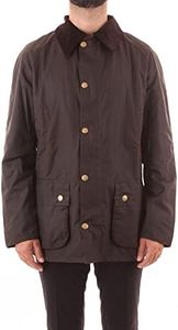 Barbour Men's Classic Bedale Wax Jac Jacket, Olive Green, XXL