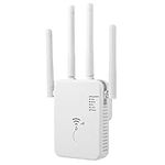 WiFi Extender WiFi Booster/WiFi Range Extender 1200Mbps Dual Band 5.8G 2.4G Internet Booster WiFi 180°Rotatable Antennas WiFi Signal Booster Extender WiFi Repeater Covers up to 8000sq.ft & 35+Devices