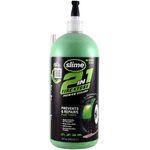 Slime 10194-51 2-in-1 Tyre & Tube Sealant Puncture Repair Sealant, Premium, Prevent and Repair, suitable for all off-highway Tyres and Tubes, Non-Toxic, Eco-Friendly, 910ml (32oz),Green