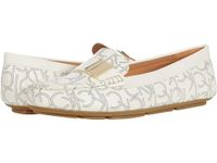 Calvin Klein Women's Lisa Loafer Flat, White Muilti 142, 5 UK