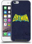 Head Case Designs Officially Licensed Batman DC Comics Classic Distressed Look Logos Soft Gel Case Compatible with Apple iPhone 6 / iPhone 6s