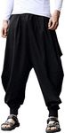 ONTTNO Men's Harem Pants Loose Stre