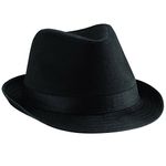 Beechfield Fedora - Black - Small