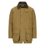 WALKER AND HAWKES - Men's Green Sage Durable Derby Tweed Barlaston Hunting Shooting Waterproof Jacket - Light Sage - M