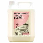 Trade Professional Bleach – Thin Bleach For Cleaning Toilet, Drains, Floors- 5L (Pack of 1)