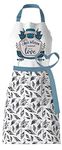 Aprons for Women with Pockets - Vintage Apron Meets Waterproof Apron - Stylish Kitchen Aprons for Cooking - Durable & Chic