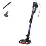 Shark Corded Stick Vacuum Cleaner with Anti Hair Wrap and DuoClean Floorhead, Flexible Vacuum Cleaner with Anti-Allergen Complete Seal, 2 Attachments, 10m Cord, Purple HZ500UK