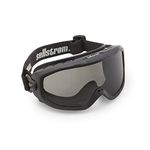 Sellstrom Safety Goggles & Glasses Wildland Fire OTG Eye Protection, Firefighter Gear, Ant-Fog, Scratch-Resistant, Protective Eye Shield w/Smoke Lens, Adjustable Strap, Black Frame, S80226