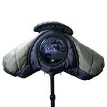 CamRebel Camera Rain Coat Cover, Cold-Proof Warm Cover, Snow or Sound-Proof Sleeve Jacket, for DSLR Cameras with 24-70mm, 24-105mm, 15-85mm,18-135mm, 55-205mm, 70-200mm Etc Lens Outdoor Shooting