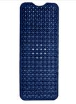 ENKOSI Bath Mat-Large Non Slip Bathtub & Shower Mat-Extra Long Bathroom Mats for Tub Nonslip Anti Slip Bathmats (40x16 Navy 1-Pack)