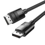 UGREEN VESA Certified DisplayPort 1.4 Cable, 8K DP Cable 8K@60Hz, 4K@144Hz, 1080P@240Hz, Support 32.4Gbps HDR, FreeSync G-Sync, Braided DisplayPort Cord for HDTVs, Gaming Monitors, PC Graphics (6ft)