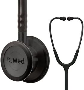 DJMed Classic Stethoscope, Dual Head (Black)