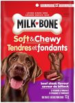 Milkbone Soft & Chewy Dog Treats, Beef Steak Flavour, 12 pack, 113g
