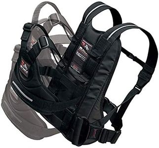 RekoTandem Arnés de Seguridad Niño para Moto con Asas Material Reflectante Negro