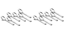 Montavo by FnS Divine Stainless Steel Dinner Spoon (Set of 12) for Home, Dining and Kitchen