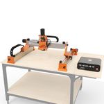 FoxAlien XE-Ultra Core CNC Router Machine, 45x45cm Active Area with NEMA 23 Closed-Loop Stepper Motor, Large Benchtop Engraving & Milling Machine for Wood, Aluminum, Acrylic, Carbon Fiber DIY Projects