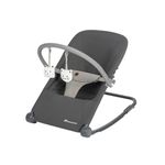 Bebeconfort Aster, Baby Rocker, 0–2 Years, Lightweight (2.7 kg), Ultra-Flat Folding, Adjustable Backrest, Removable Toy Arch, 3-Point Harness, Stationary Mode, Tinted Graphite