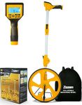 Zozen Measuring Wheel Digital Display, 3-Sections Foldable, Imperial/Metric Measure Wheel with Backlit Display | Up to 99,999Ft/ 99,999M | Kickstand to Keep Stand |Portable, Include Cloth Backpack.