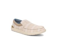 Sanuk Men's Hangout Lite Stripe Loafer, Oat Stripe, 9.5