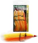 Bait Stalkers: Stinger Flies to Catch Extra Catfish, Add to Any Catfishing Rig, 5-Pack (Yellow Perch)