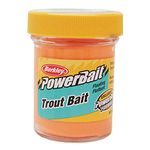 Berkley Powerbait Biodegradable Troutbait - Fluo Orange, 50 g