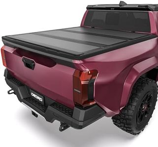 OEDRO Low-Profile Hard Tri-Fold Tonneau Cover Compatible with Toyota Tacoma 2024 2025 2026 (Excl. Trail Edition) 6ft Bed with Tacoma Bed Rail, One-Handed Quick Release, Drainage Design