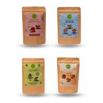 Skin Glowing Detanning Tightening Acne & Pimple HyperPigmentation Dark Spot Removal Face Pack|wash| scrub Combo for All Type Skin 100gm each (Pack of 4)