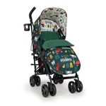 Cosatto Supa 3 Pushchair with Footmuff – Lightweight Stroller from Birth to 25Kg - Easy, Compact, Umbrella Fold, Large Shopping Basket, Carry Handle Footmuff (Old Macdonald)