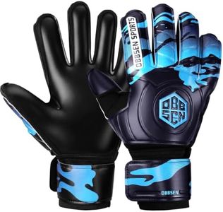 Obbsen Soccer Goalkeeper Gloves with Finger Protection for Youth & Adults