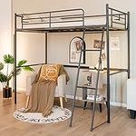 Giantex Loft Bed with Ladder, Heavy