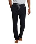 Nautica Men's Knit Sleep Pant, True Black, Large