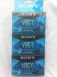 Sony VHS-C Premium 30 Min 3-Pack