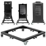 Palotope Steel Smoker Stand, Universal Extendable Stand Base with 4 Wheels, for Heavy Duty Electric Smoker, Vertical Smoker, Digital Electric Smoker