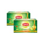 Lipton Honey Lemon Green Tea, 25 Tea Bags (Pack Of 2), 65 grams