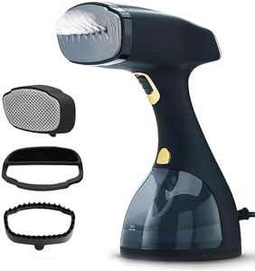 NexLev Handheld Garment Steamer |1500 Watts | 25 g/min | 300 ML|Vertical & Horizontal Ironing for Silk Velvet & Festive Clothes|Damage Free Steam for all Cloth Types|25sec quick heat |3 Brushes|GS-02