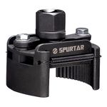 Spurtar Adjustable Oil Filter Wrench 2-3/8 to 3-1/8 inch 60-80mm Universal Oil Filter Removal Tool 1/2'' Drive Cap Style Oil Filter Tool Perfect Fits Small Medium-Sized Spin-on Oil Filters