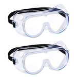 2 Pack Safety Goggles Over Glasses-Perfect for Industrial,Work,Construction,Shooting