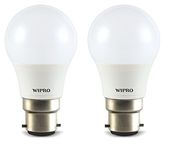 wipro Garnet 3W LED Bulb for Home & Office |Warm White (2700K) | B22 Base|220 degree Light coverage |4Kv Surge Protection |400V High Voltage Protection |Energy Efficient | Pack of 2