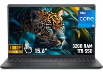 Dell 15 Touchscreen Laptop, 15.6" FHD (1920 x 1080) WVA Display, Intel Core i5-1334U, 32GB RAM, 1TB SSD, Windows 11 Home in S Mode, Wi-Fi 6, Student Laptop for College and Home